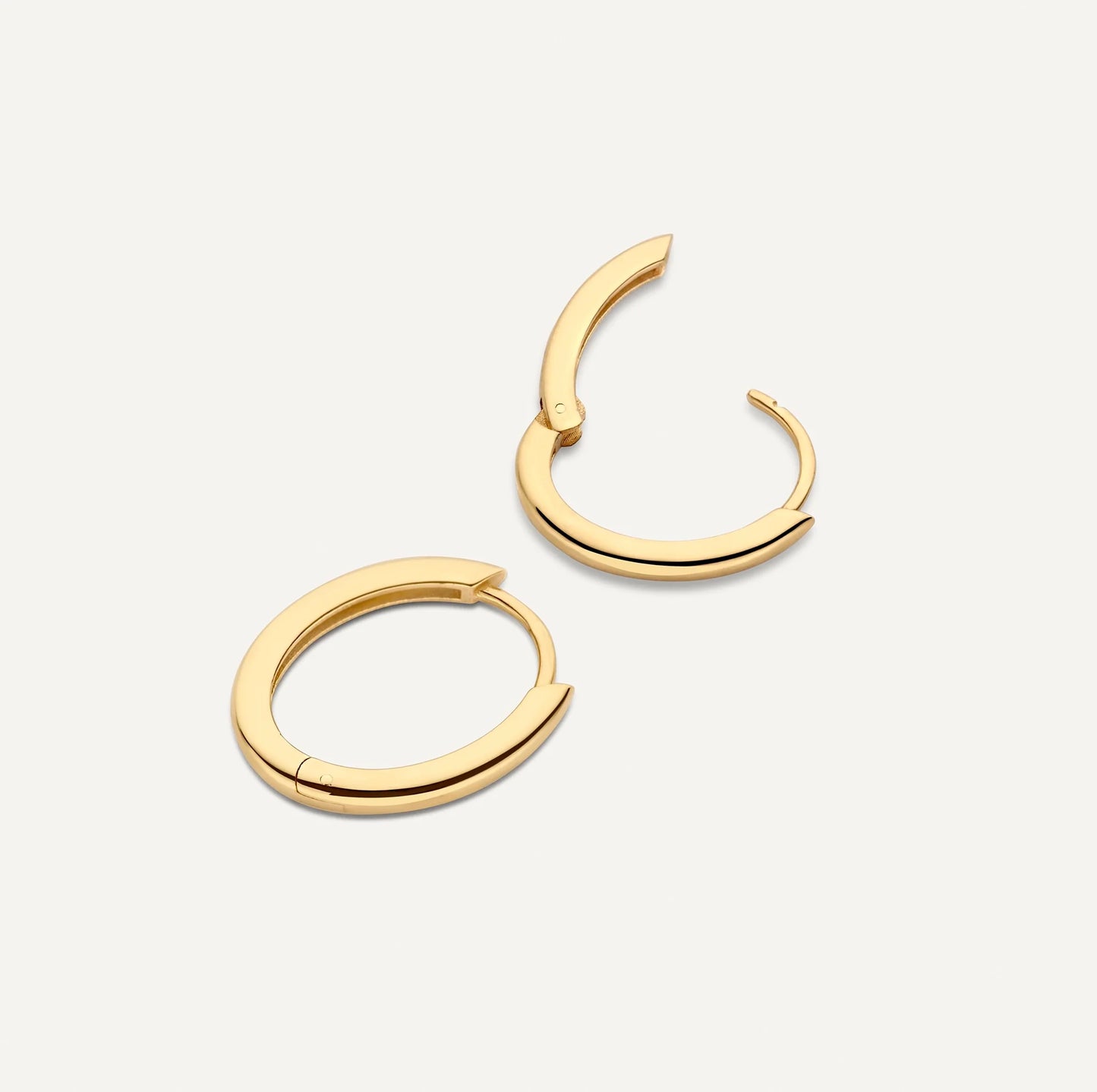 Oval Small Hoops (15mm)