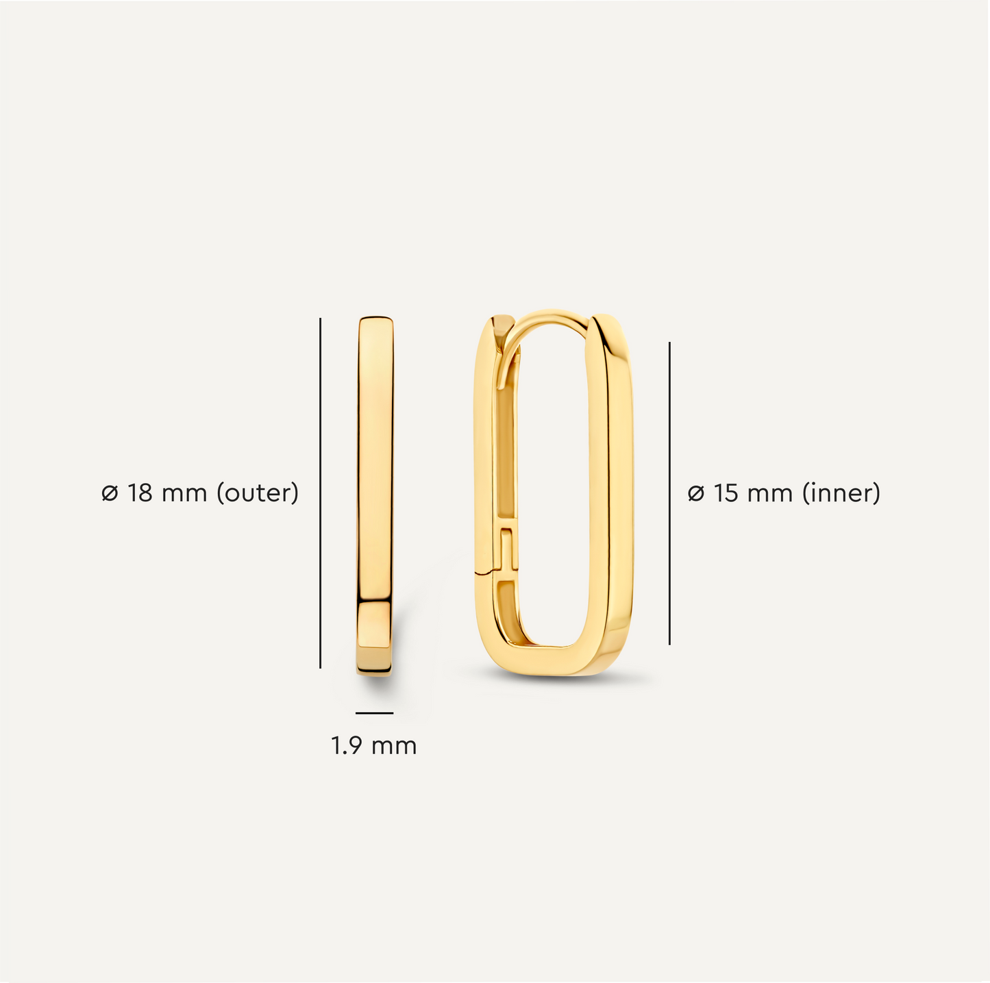 Medium U Hoops (18mm)
