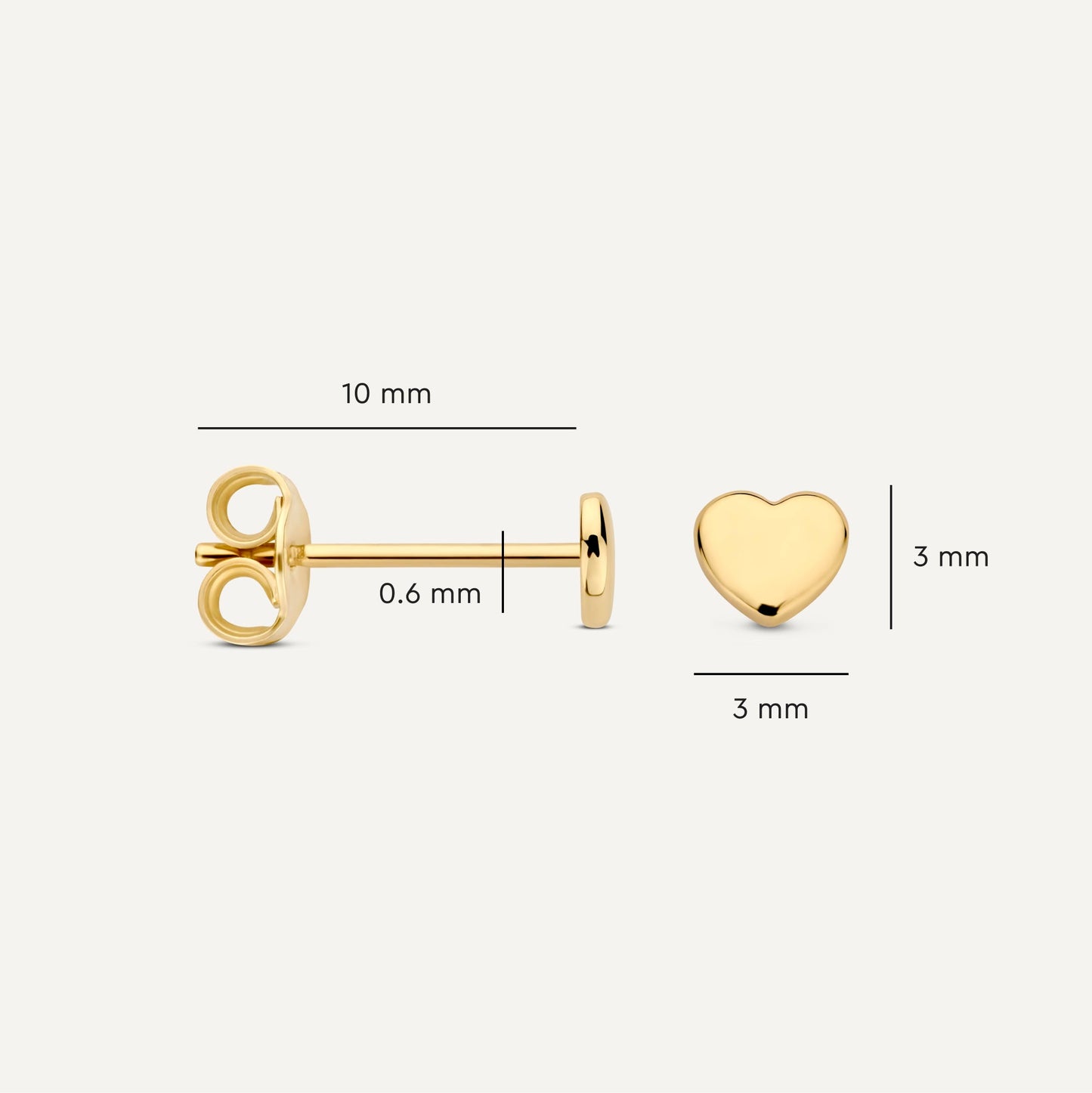 Heart Studs