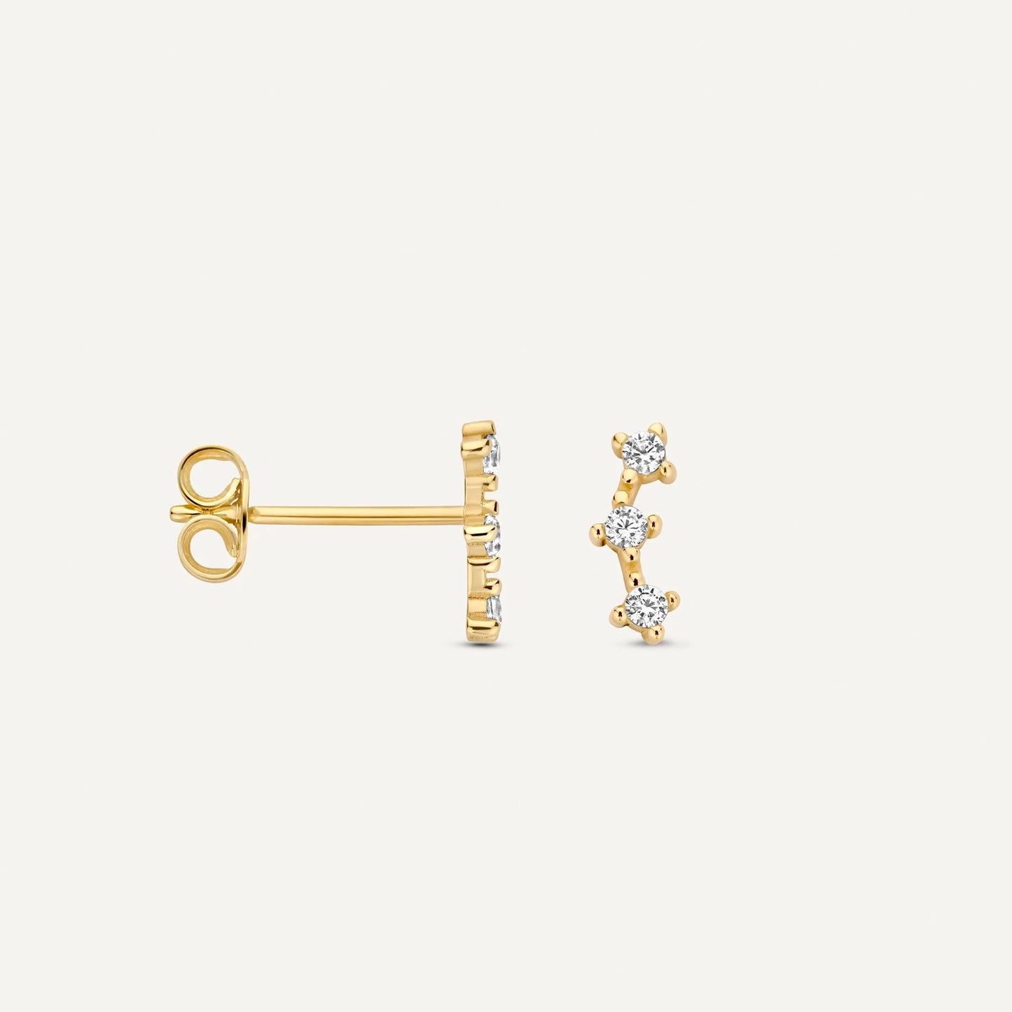 Cubic Zirconia Cluster Studs