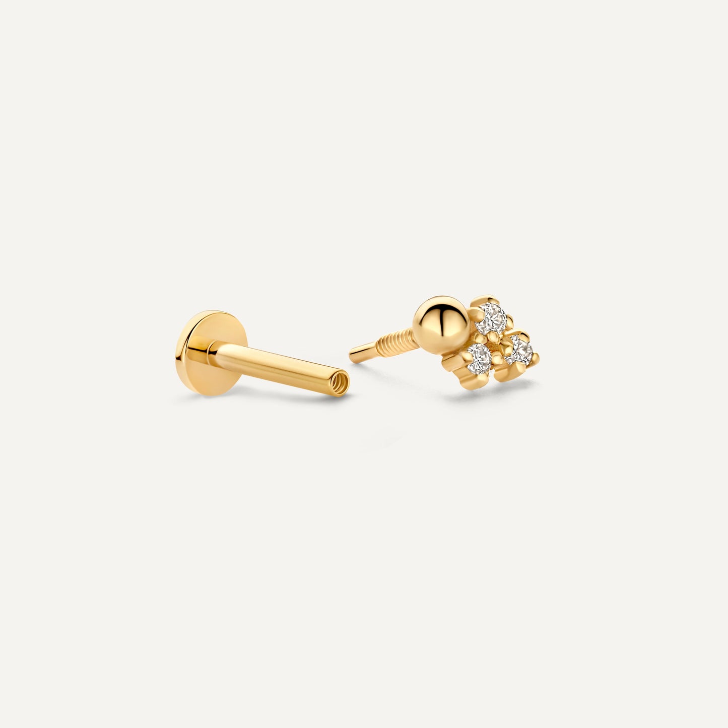 Diamond Sphere Cluster Piercing (0.02 ct)