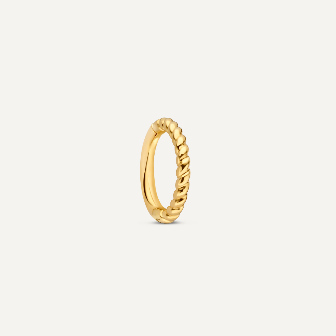 Twisted Cartilage Hoop Piercing (9mm)