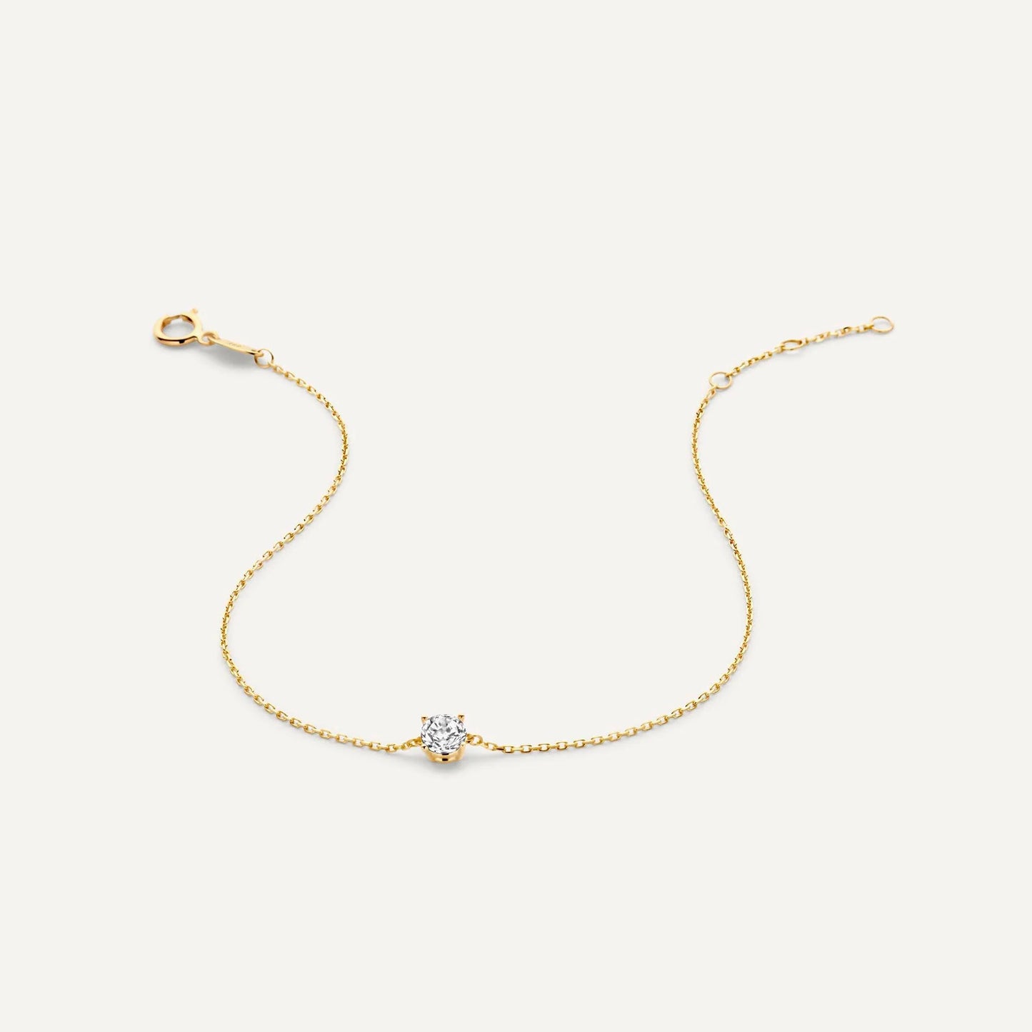Round Cut Moissanite Bracelet