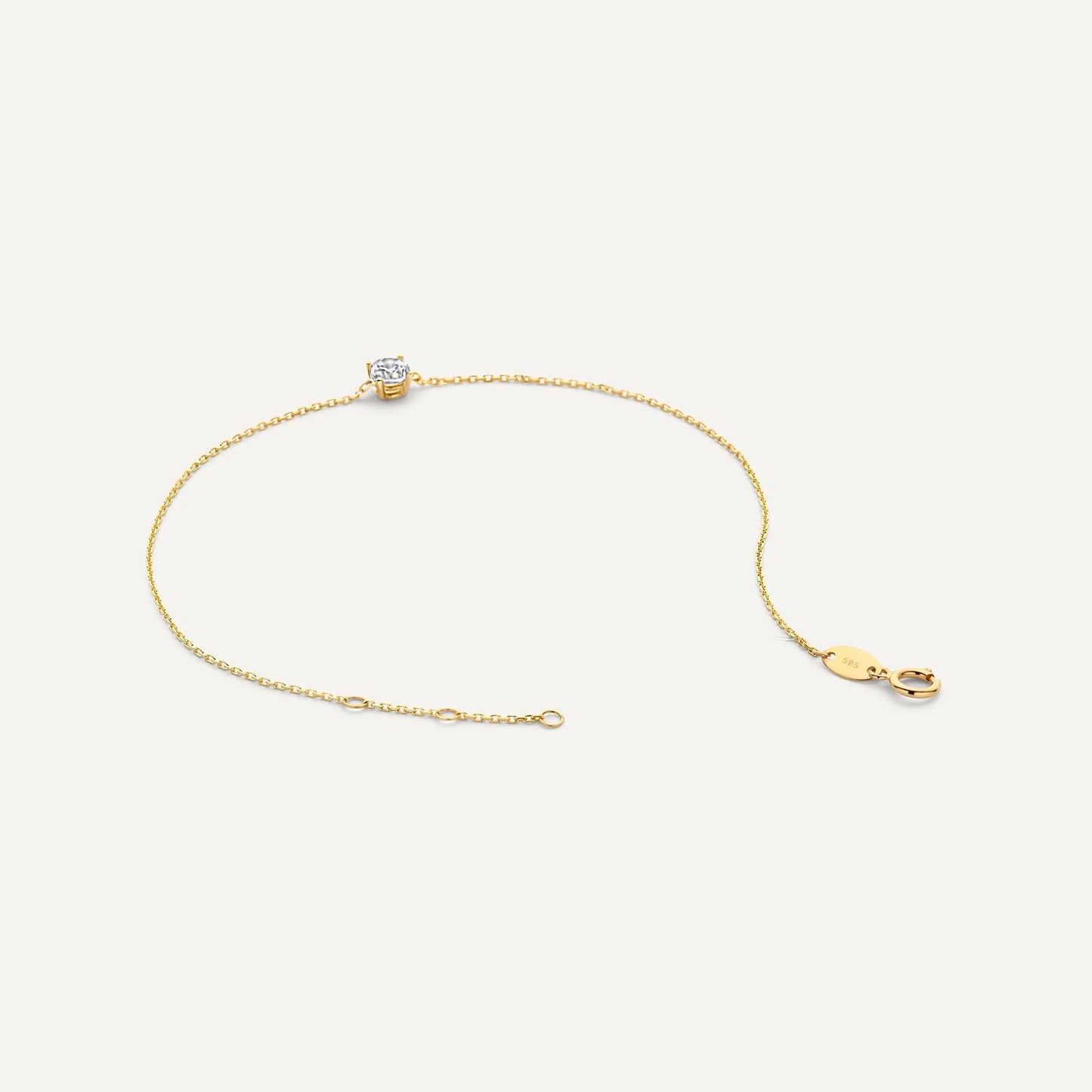 Round Cut Moissanite Bracelet