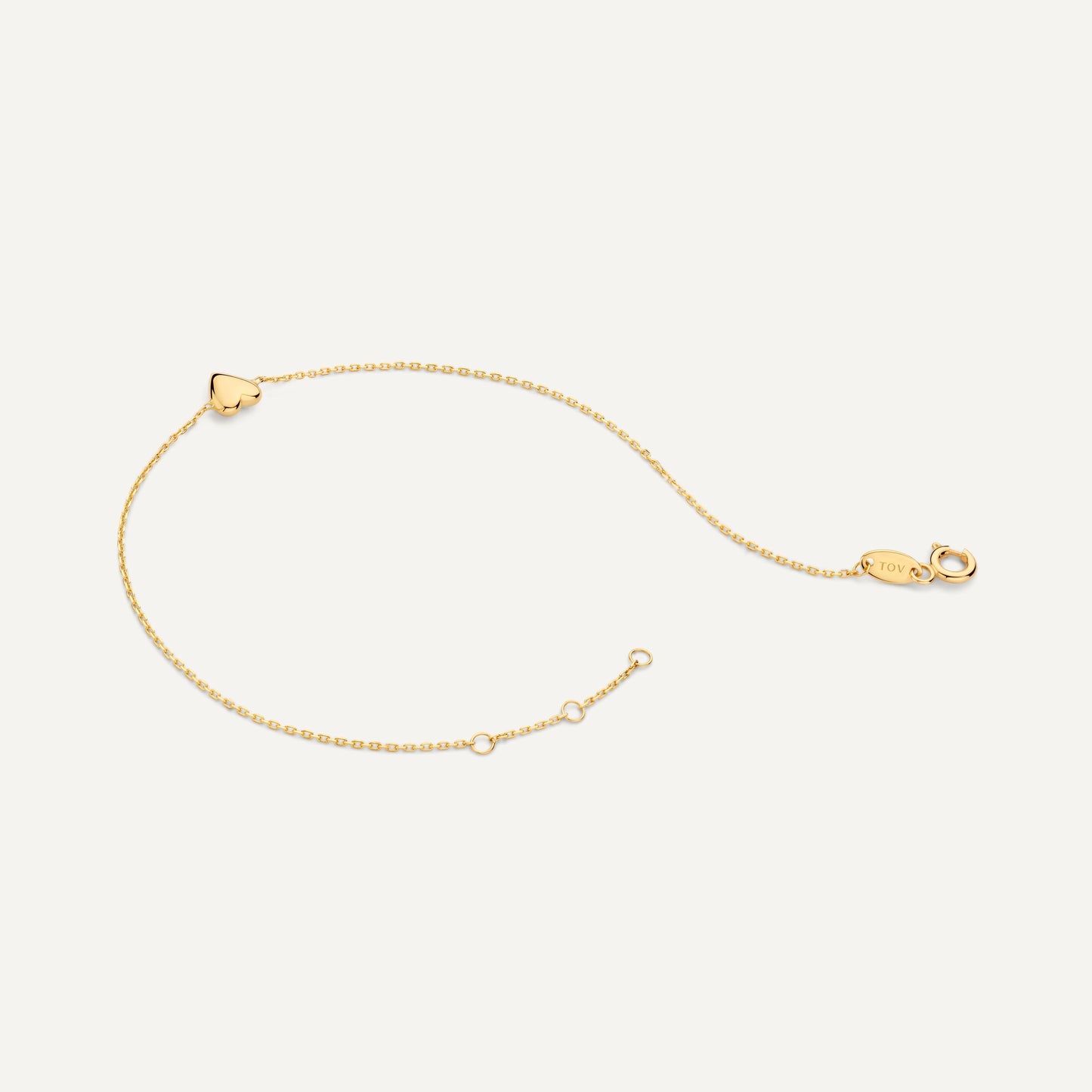 Puffy Heart Bracelet