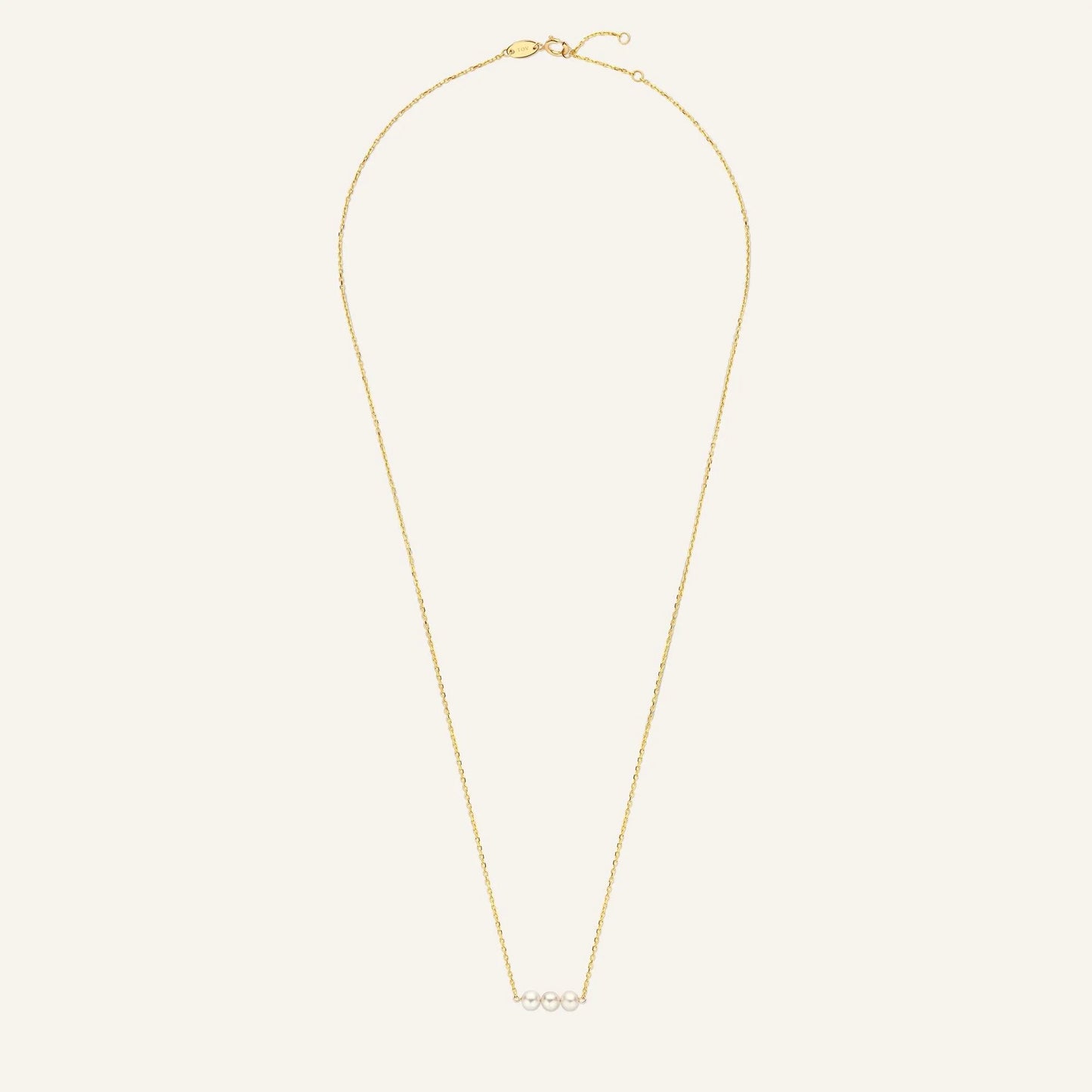 Threaded Pearl Necklace
