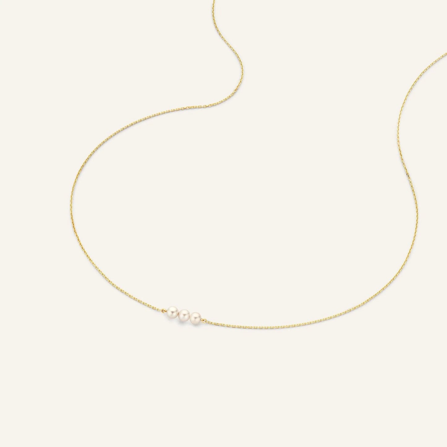 Threaded Pearl Necklace