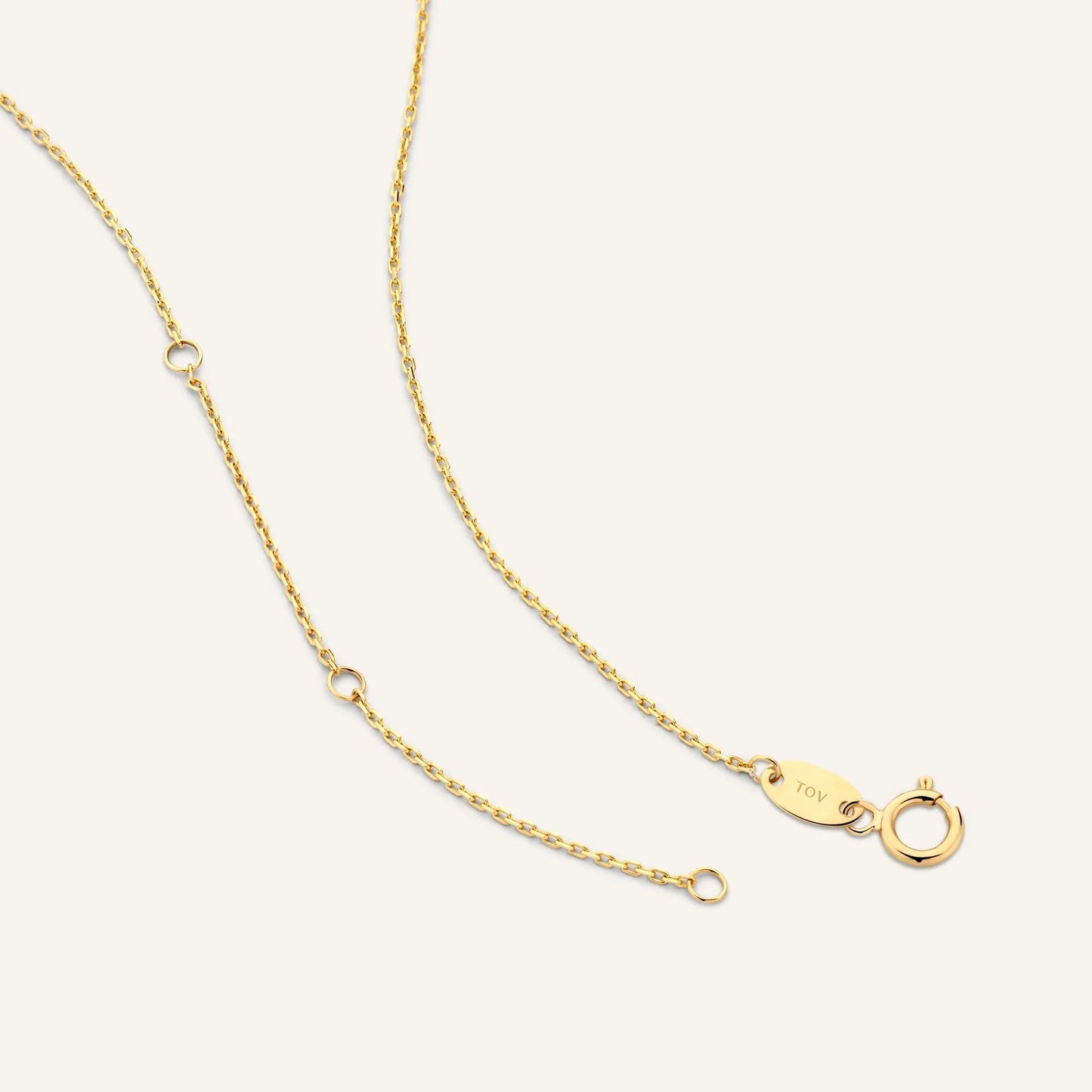 Pav¨¦ Cubic Zirconia Bar Necklace
