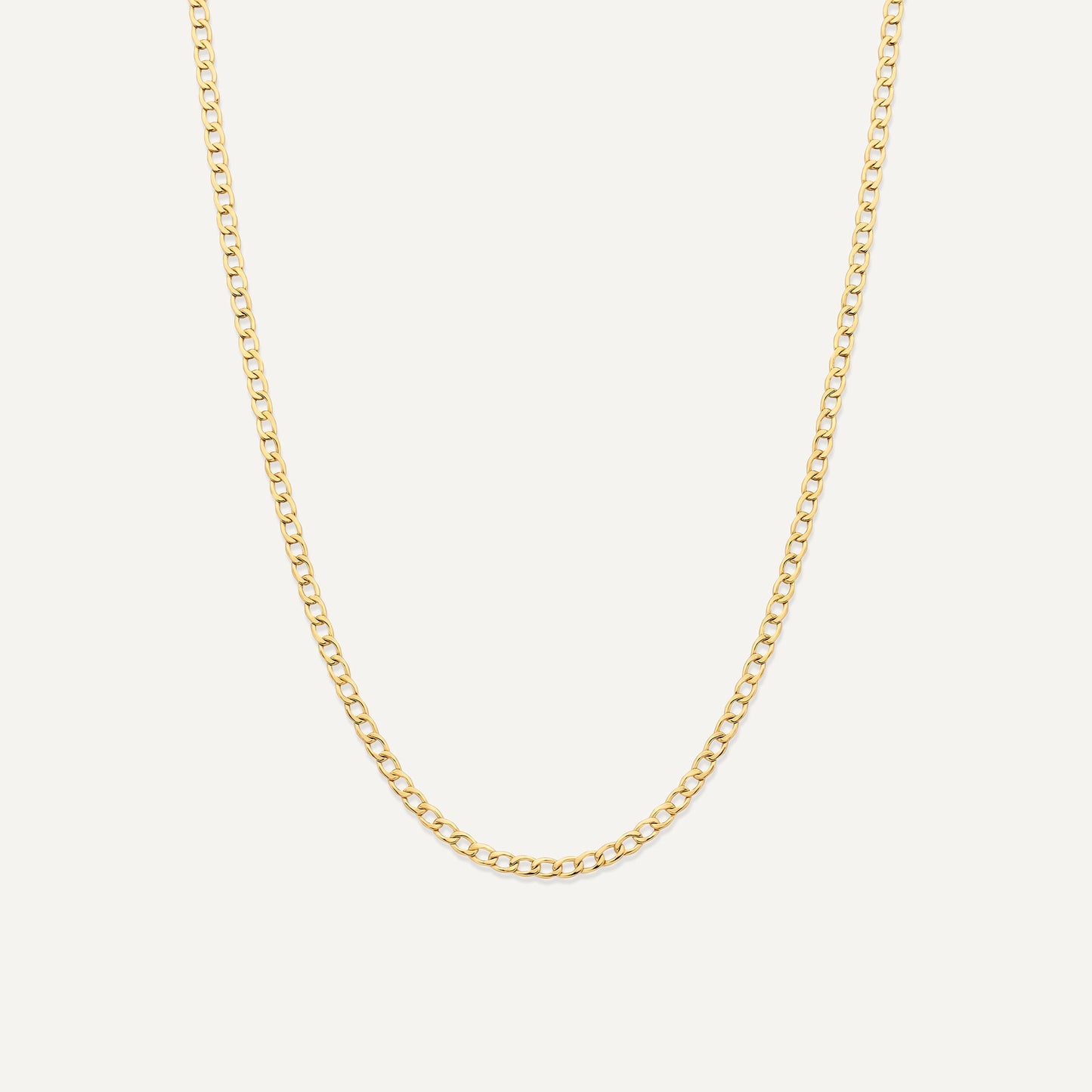 Slim Curb Chain Necklace