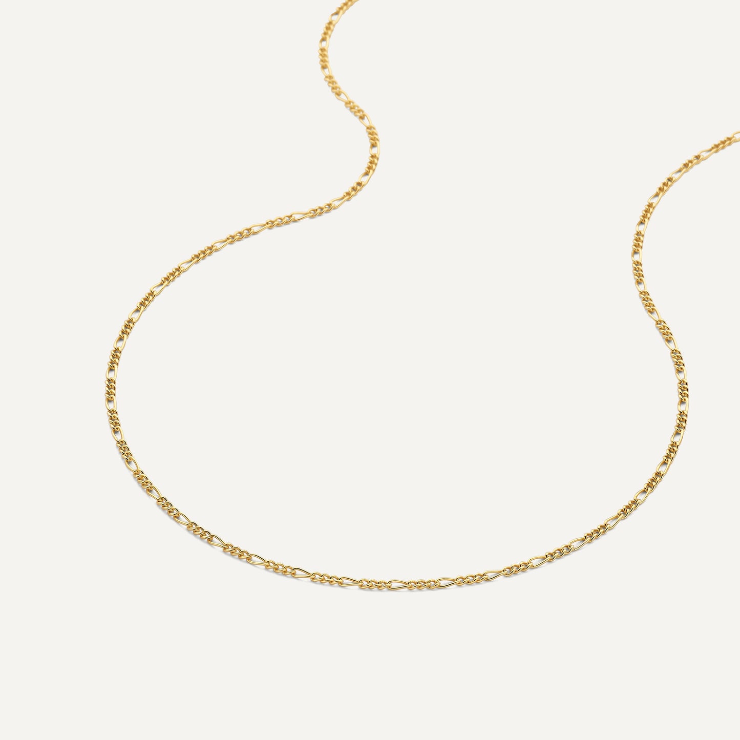 Slim Figaro Chain Necklace