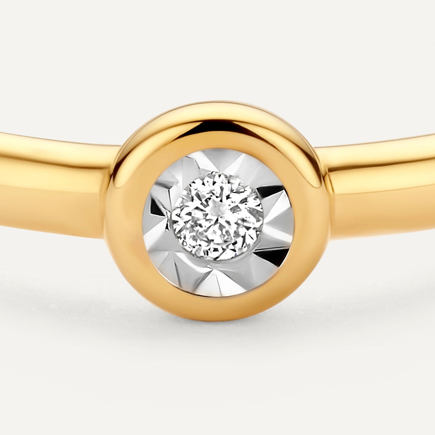 Bezel Set Diamond Ring (0.02 ct)