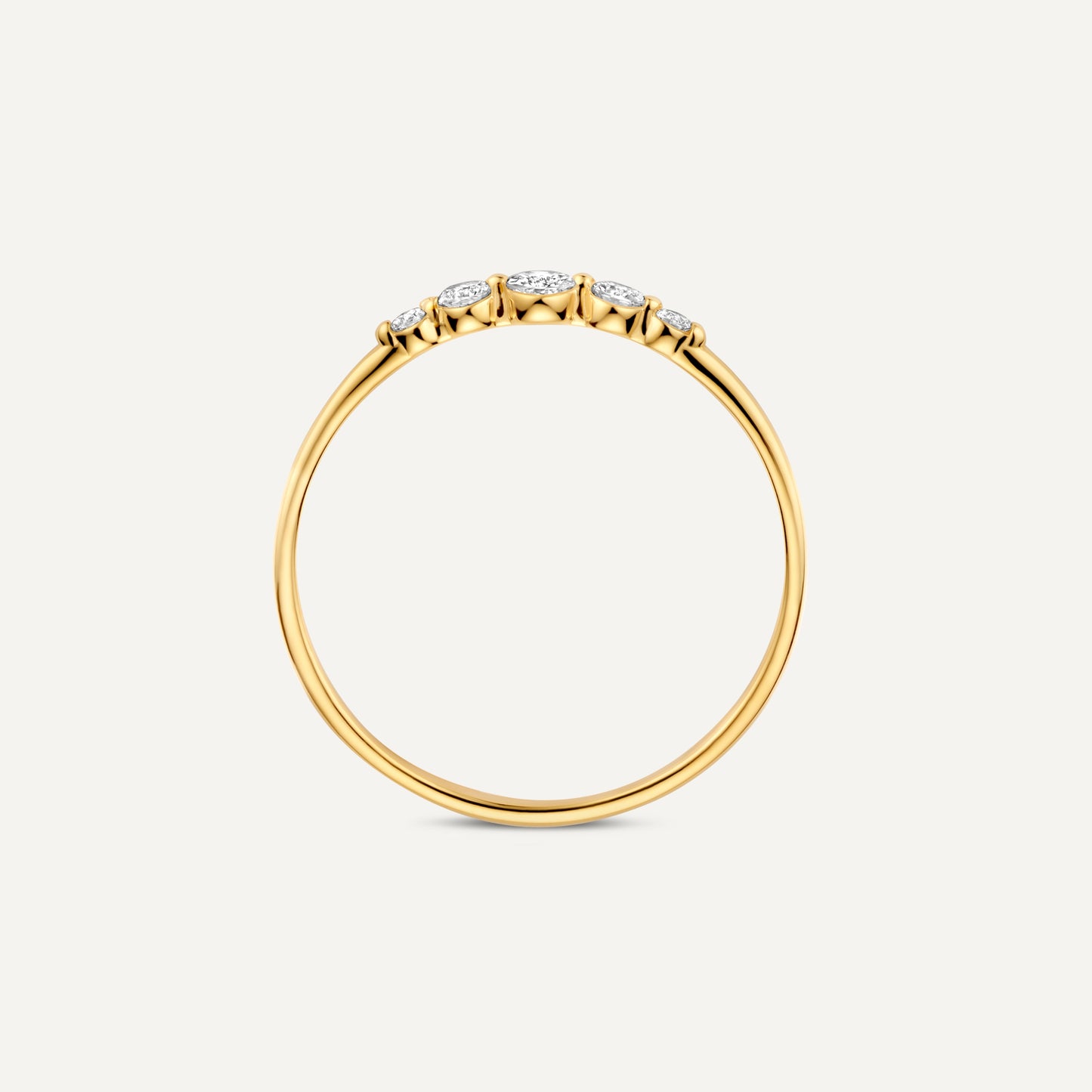 Diamond Graduated Ring (0.16 ct)