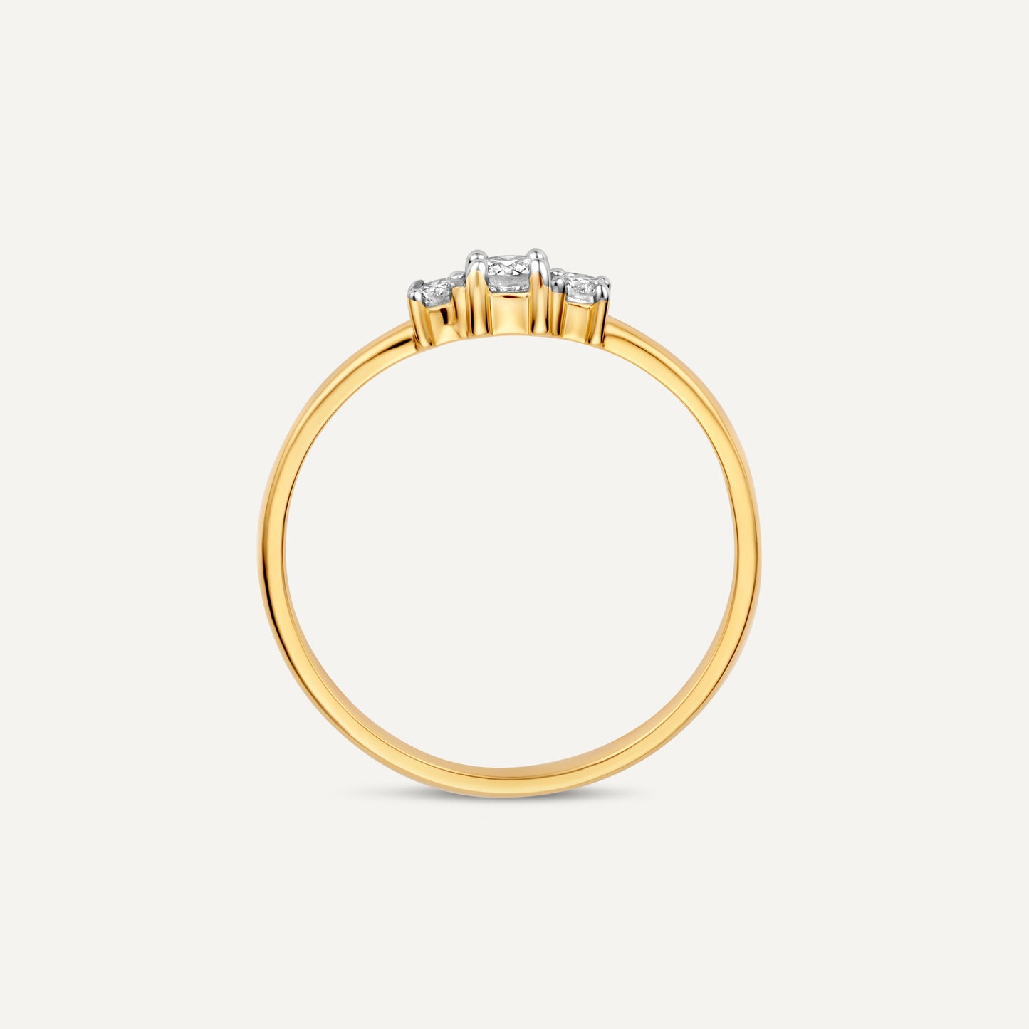 Diamond Trilogy Ring (0.15 ct)