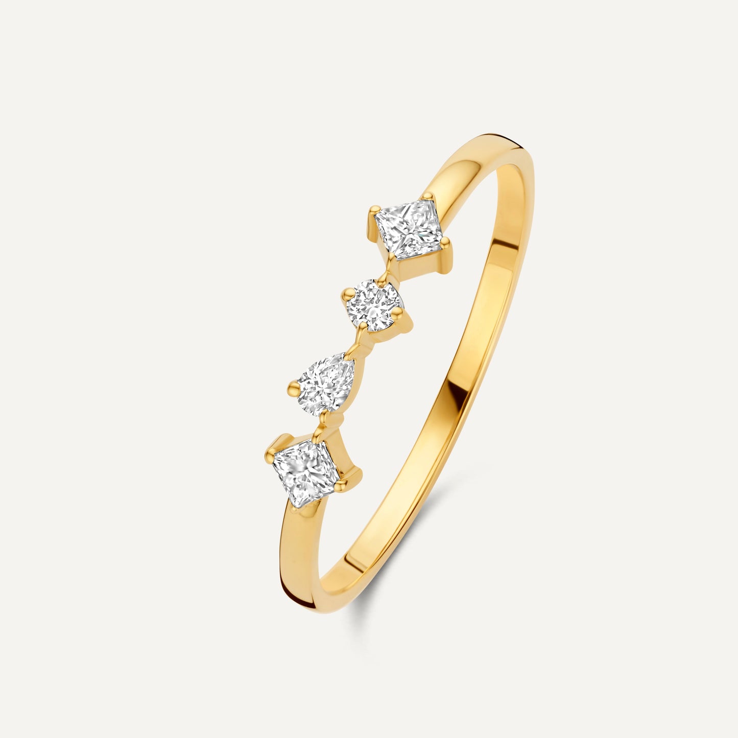 Dazzling Diamond Statement Ring (0.02 ct)