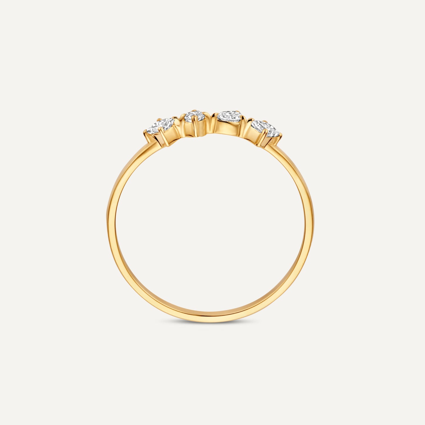Dazzling Diamond Statement Ring (0.02 ct)