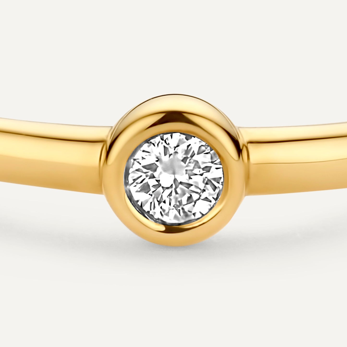Bezel Set Diamond Ring (0.05 ct)