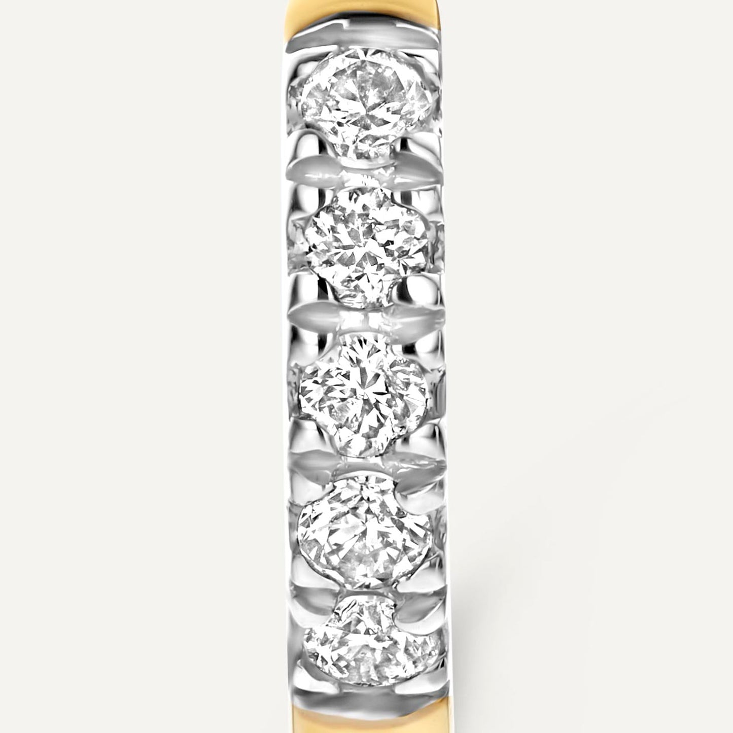Pav¨¦ Diamond Mini Huggie Hoops (8mm) (0.05 ct)