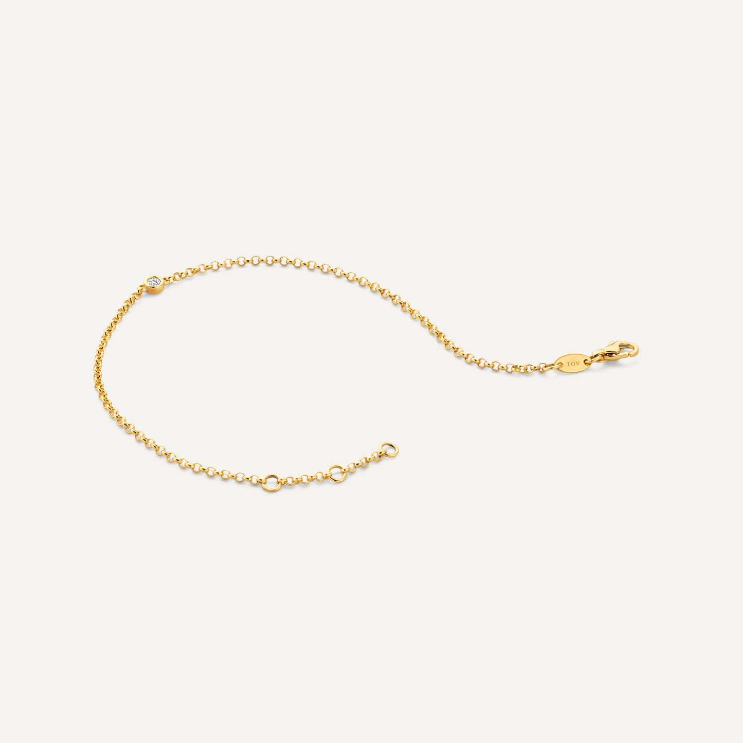 Bezel Set Diamond Bracelet (0.05 ct)