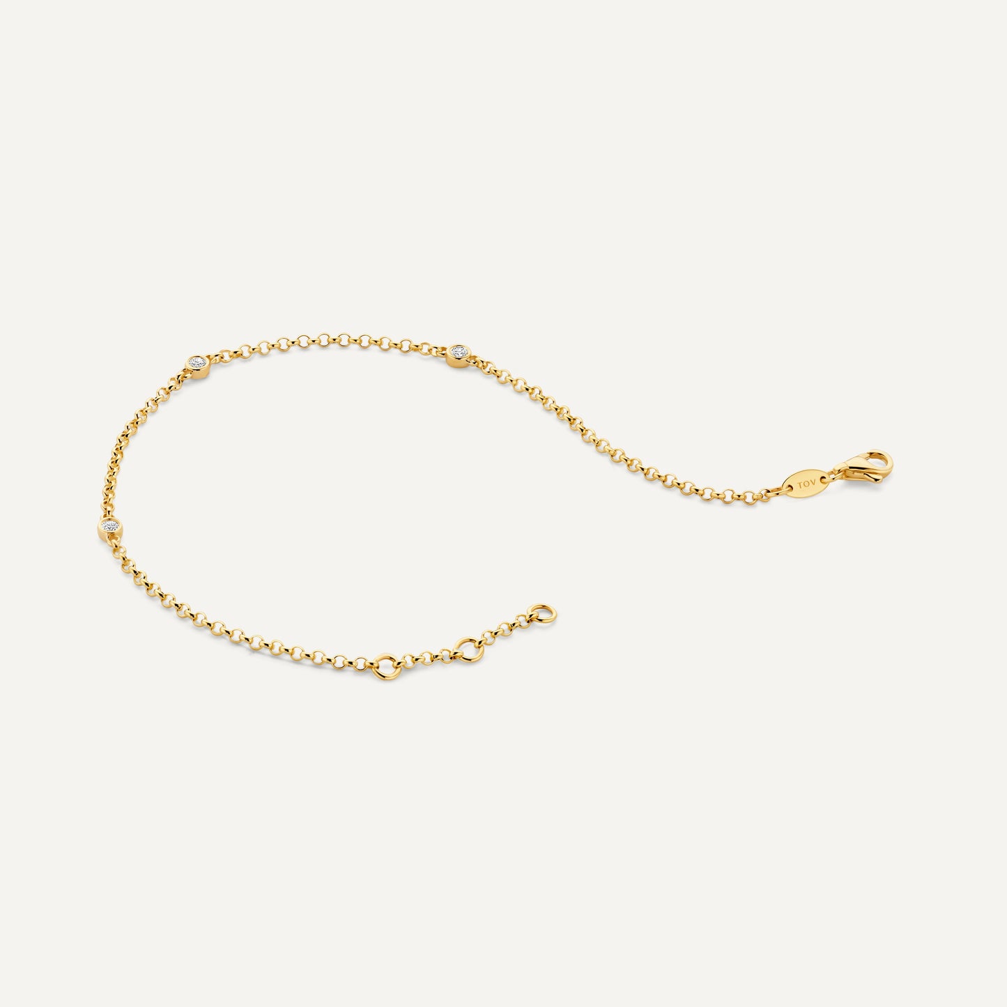 Satellite Bezel Set Diamond Bracelet (0.09 ct)