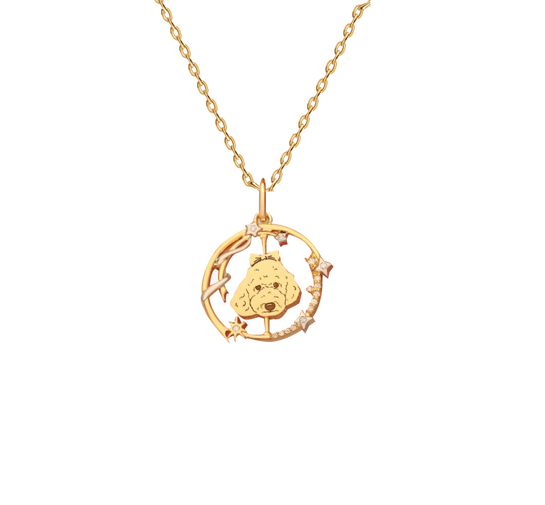 Forever Love Memorial Jewelry - Custom Photo Engraving Necklace & Bracelet for Pet/Human Portrait