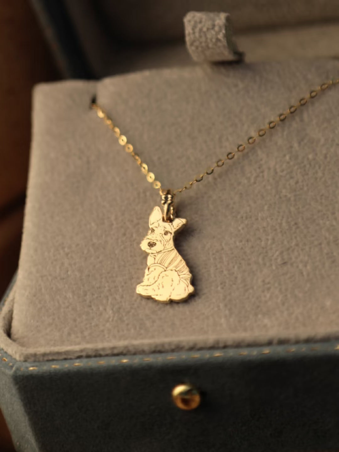 Forever Love Memorial Jewelry - Custom Photo Engraving Necklace & Bracelet for Pet/Human Portrait