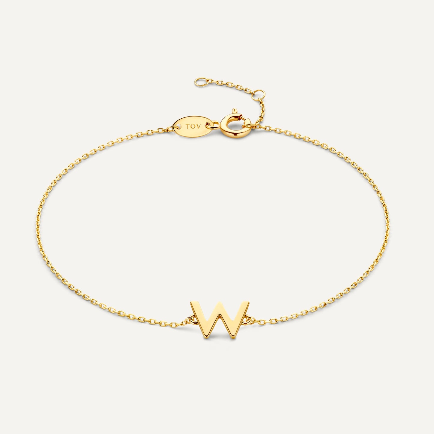 Essential Initial Letter Bracelet