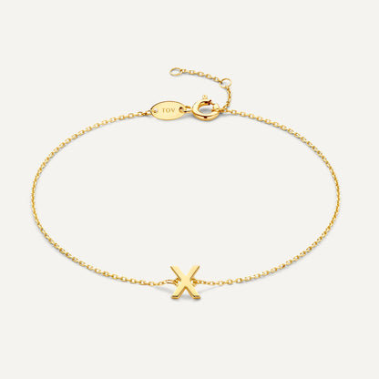 Essential Initial Letter Bracelet