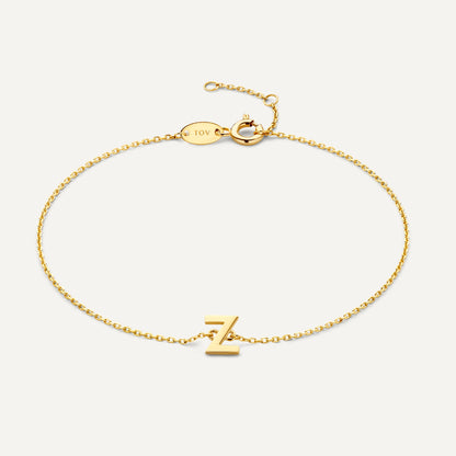 Essential Initial Letter Bracelet