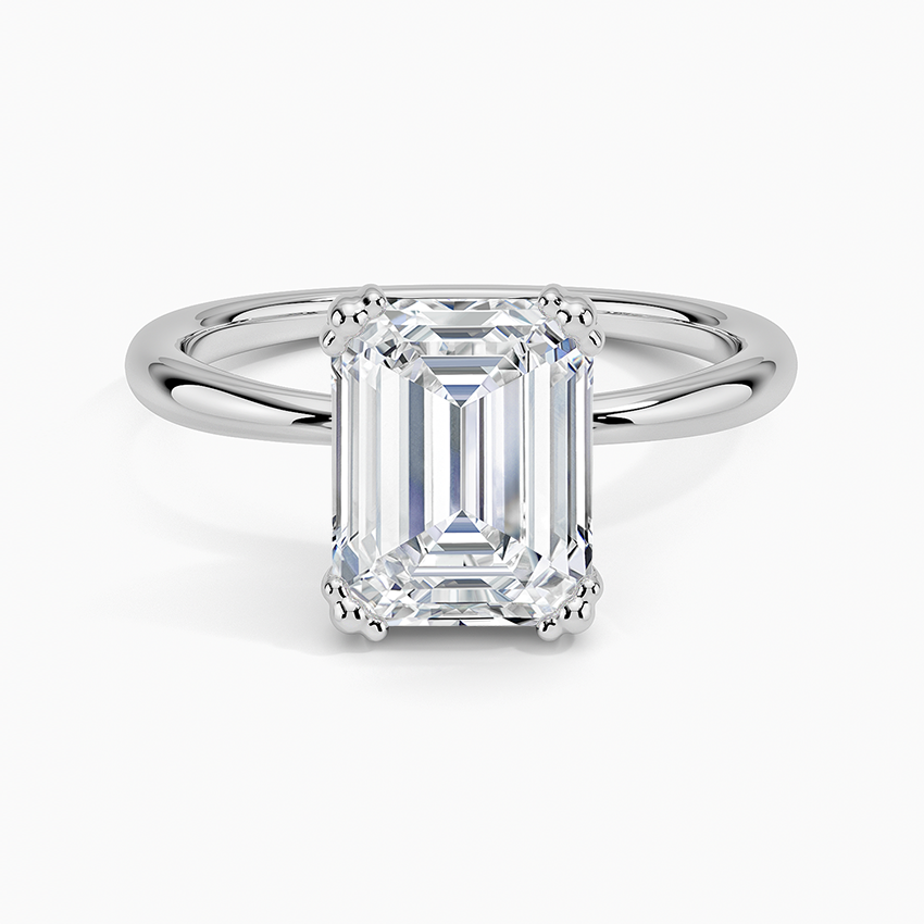 Freesia Triple-Prong Solitaire Engagement Ring