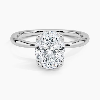 Freesia Triple-Prong Solitaire Engagement Ring