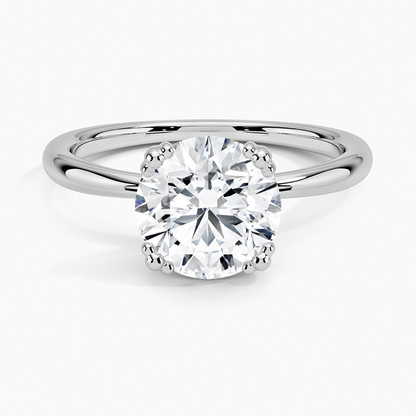 Freesia Triple-Prong Solitaire Engagement Ring