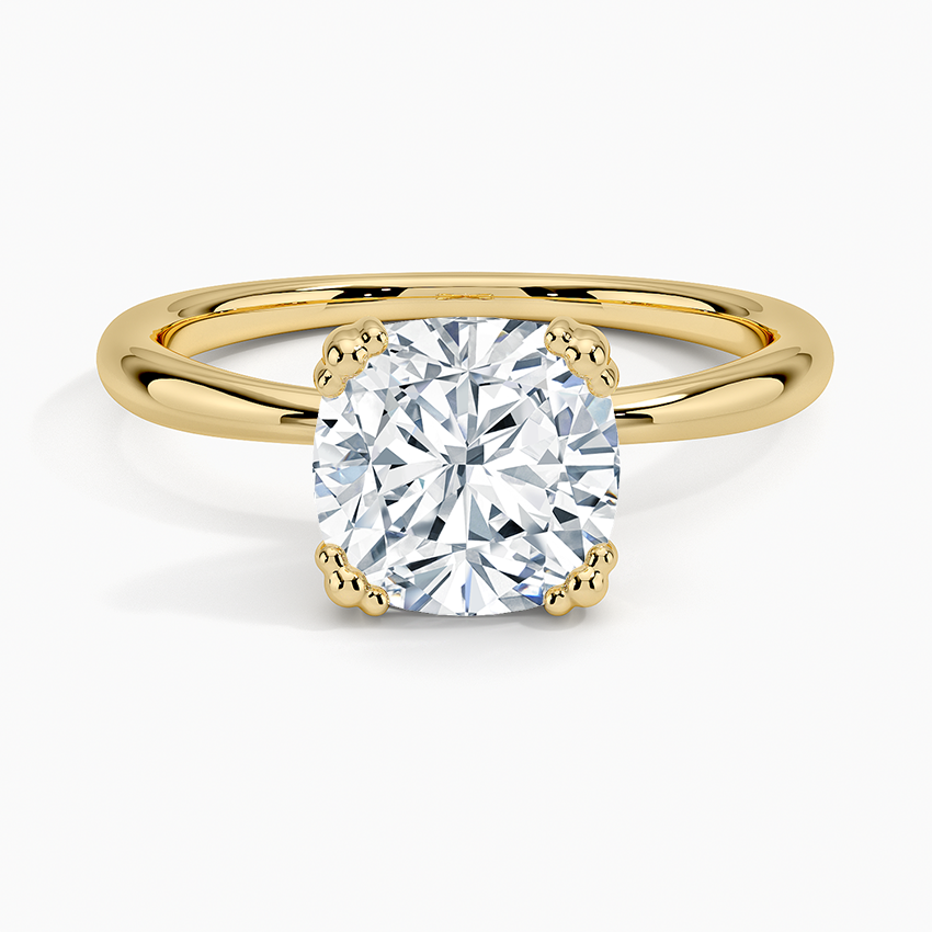 Freesia Triple-Prong Solitaire Engagement Ring