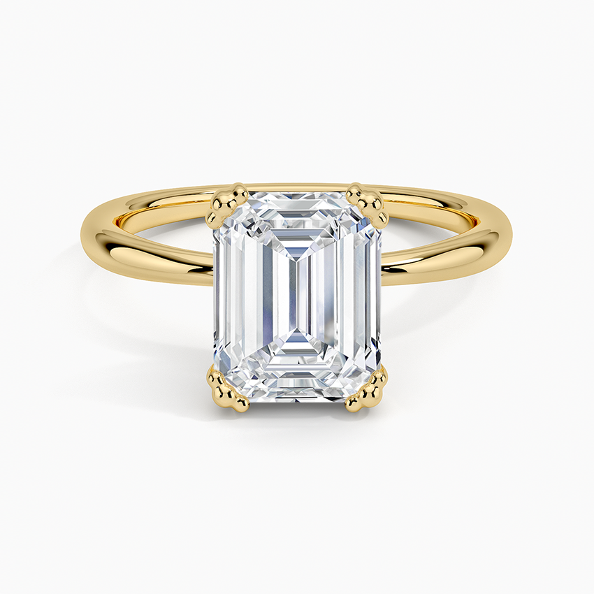 Freesia Triple-Prong Solitaire Engagement Ring