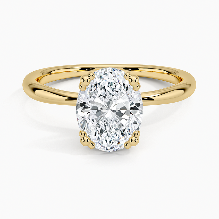 Freesia Triple-Prong Solitaire Engagement Ring