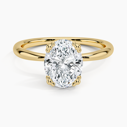 Freesia Triple-Prong Solitaire Engagement Ring