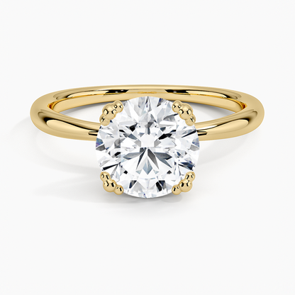 Freesia Triple-Prong Solitaire Engagement Ring