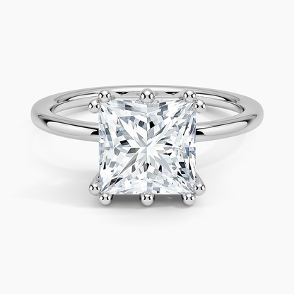 Kalina Hidden Halo Diamond Engagement Ring