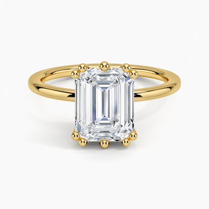 Kalina Hidden Halo Diamond Engagement Ring