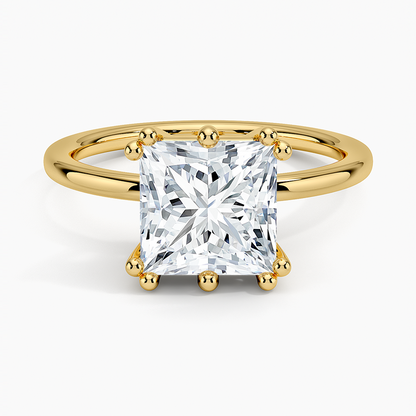 Kalina Hidden Halo Diamond Engagement Ring