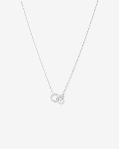 45cm (18") Triple Pendant Necklace in Sterling Silver