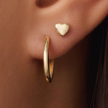 Oval Small Hoops (15mm)