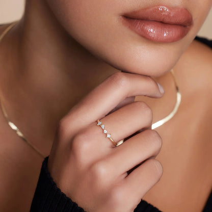 Dazzling Moissanite Statement Ring