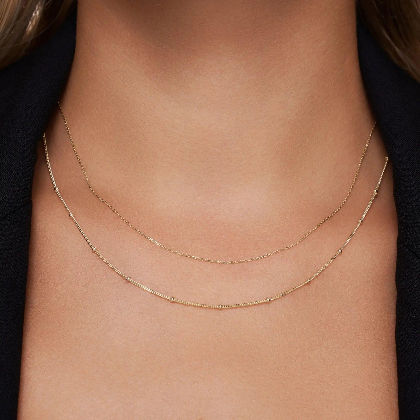 Stationed Spheres Necklace