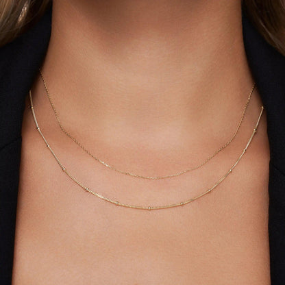 Stationed Spheres Necklace