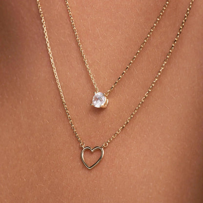 Round Cut Moissanite Pendant Necklace