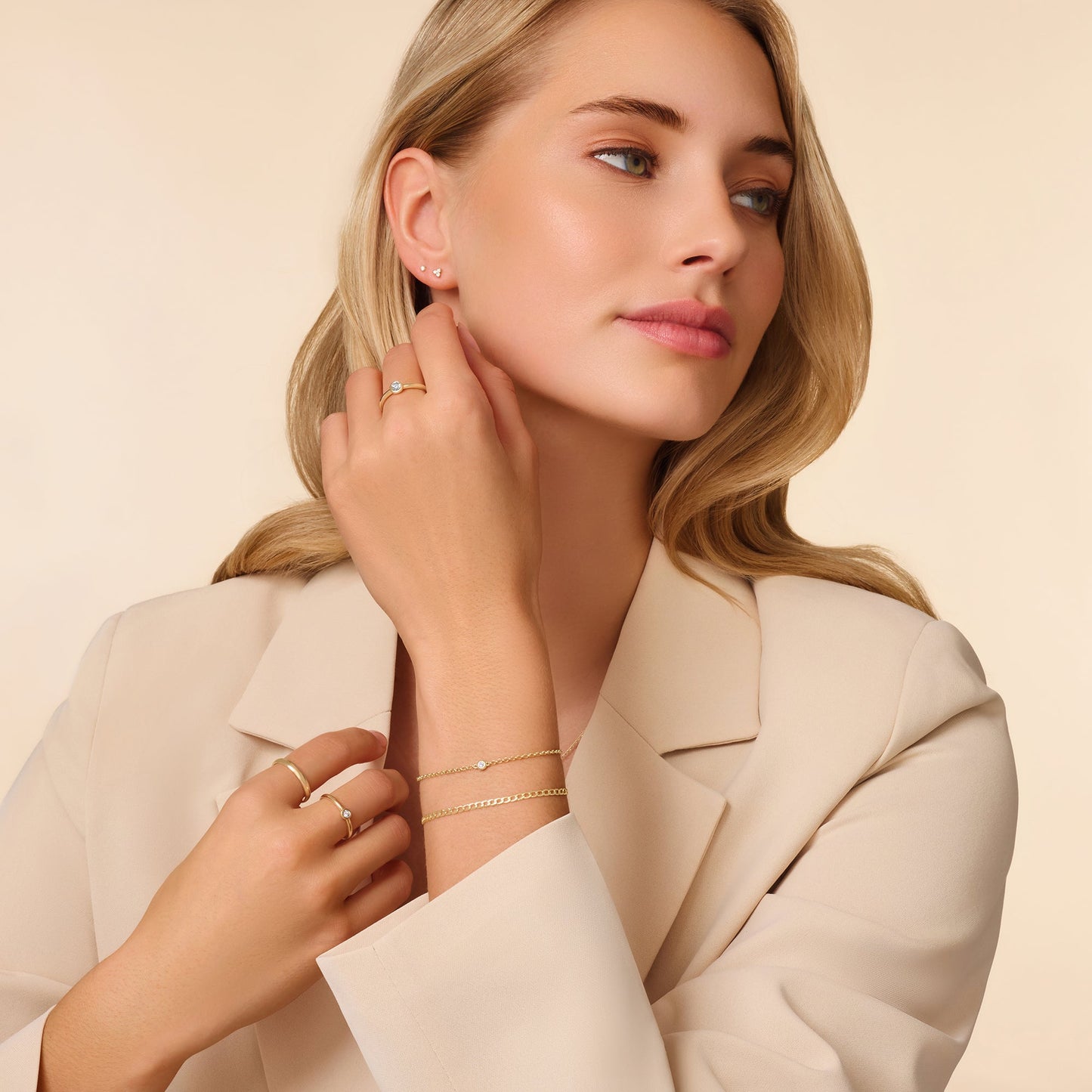 Slim Curb Chain Bracelet