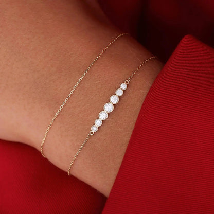 Moissanite Trail Bracelet