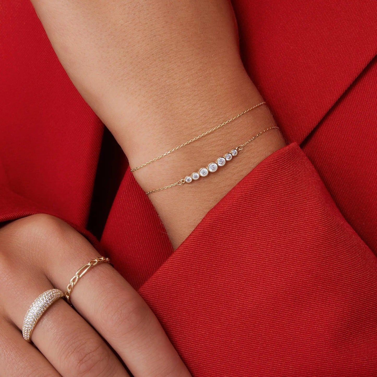 Moissanite Trail Bracelet