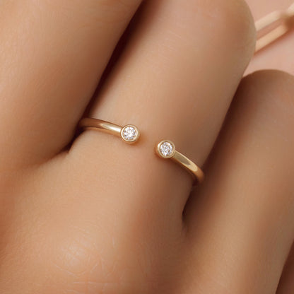 Diamond Open Stacker Ring (0.05 ct)