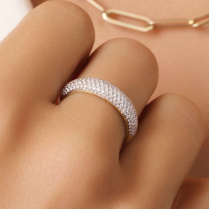 Pav¨¦ Diamond Dome Ring (0.50 ct)